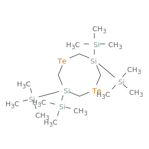 1,5-Ditellura-3,7-disilacyclooctane, 3,3,7,7-tetrakis(trimethylsilyl)-