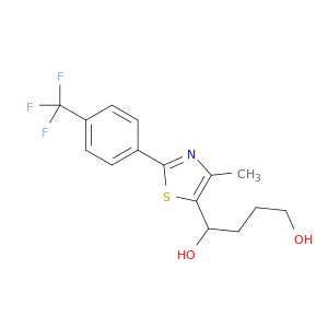 1,4-Butanediol, 1-[4-methyl-2-[4-(trifluoromethyl)phenyl]-5-thiazolyl]-