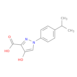 4-Hydroxy-1-[4-(propan-2-yl)phenyl]-1H-pyrazole-3-carboxylic Acid