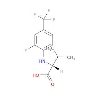 D-Valine, N-[2-fluoro-4-(trifluoromethyl)phenyl]-