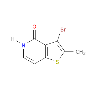 3-溴-2-甲基噻吩并[3,2-c]吡啶-4(5H)-酮