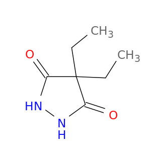 3,5-Pyrazolidinedione, 4,4-diethyl-