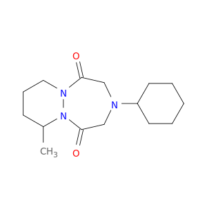 4-cyclohexyl-11-methyl-1,4,7-triazabicyclo[5.4.0]undecane-2,6-dione