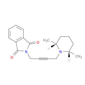 1H-Isoindole-1,3(2H)-dione,2-[4-(2,6-dimethyl-1-piperidinyl)-2-butynyl]-, cis- (9CI)