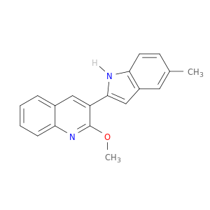 Quinoline, 2-methoxy-3-(5-methyl-1H-indol-2-yl)-