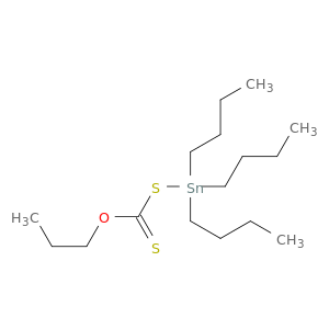Stannane, tributyl[(propoxythioxomethyl)thio]-