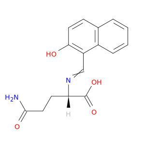 L-Glutamine, N-[(2-hydroxy-1-naphthalenyl)methylene]-
