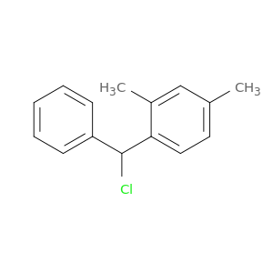 Benzene, 1-(chlorophenylmethyl)-2,4-dimethyl-