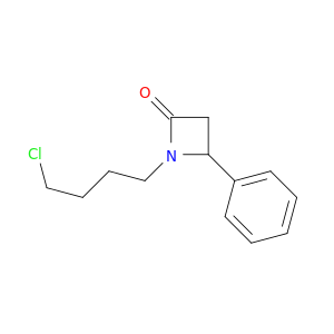 2-Azetidinone, 1-(4-chlorobutyl)-4-phenyl-