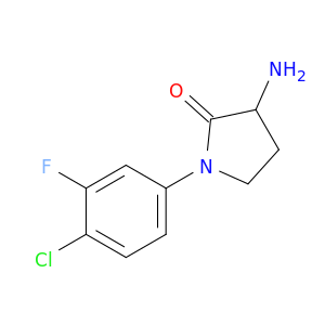 3-amino-1-(4-chloro-3-fluorophenyl)pyrrolidin-2-one