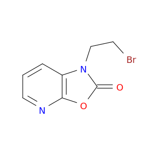 Oxazolo[5,4-b]pyridin-2(1H)-one, 1-(2-bromoethyl)-