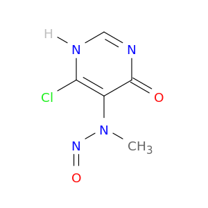 6-chloro-5-[methyl(nitroso)amino]pyrimidin-4(1h)-one