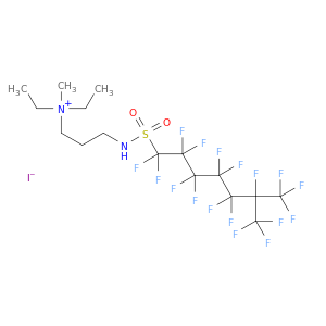 DIETHYL[3-[[(HEPTADECAFLUOROISOOCTYL)SULFONYL]AMINO]PROPYL]METHYLAMMONIUM IODIDE