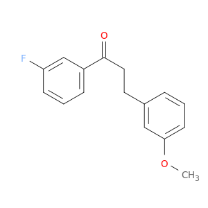 1-丙酮,1-(3-氟苯基)-3-(3-甲氧基苯基)-