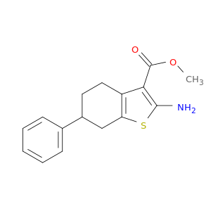 2-氨基-6-苯基-4,5,6,7-四氢-1-苯并噻吩-3-甲酸甲酯