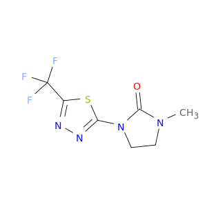 2-Imidazolidinone, 1-methyl-3-[5-(trifluoromethyl)-1,3,4-thiadiazol-2-yl]-