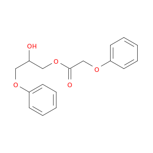 Acetic acid, phenoxy-, 2-hydroxy-3-phenoxypropyl ester