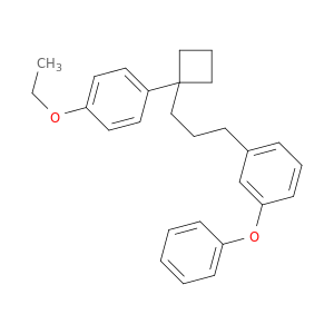 Benzene, 1-[3-[1-(4-ethoxyphenyl)cyclobutyl]propyl]-3-phenoxy-