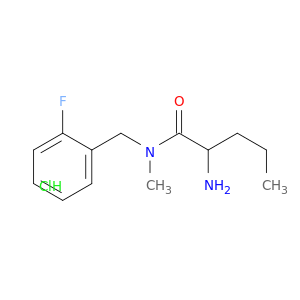 2-amino-N-[(2-fluorophenyl)methyl]-N-methylpentanamide hydrochloride