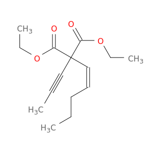 Propanedioic acid, (2Z)-2-pentenyl-2-propynyl-, diethyl ester