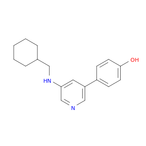 Phenol, 4-[5-[(cyclohexylmethyl)amino]-3-pyridinyl]-