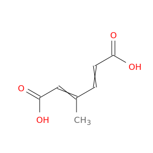 2,4-Hexadienedioicacid, 3-methyl-