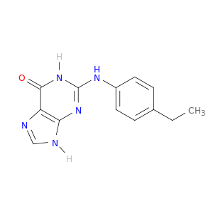 6H-Purin-6-one,2-[(4-ethylphenyl)amino]-1,9-dihydro-