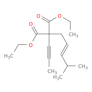 Propanedioic acid, [(2E)-4-methyl-2-pentenyl]-2-propynyl-, diethyl ester