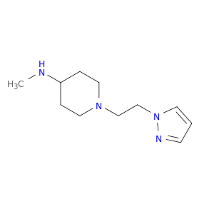 N-methyl-1-[2-(1H-pyrazol-1-yl)ethyl]piperidin-4-amine