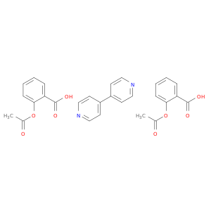 Benzoic acid, 2-(acetyloxy)-, compd. with 4,4'-bipyridine (2:1)