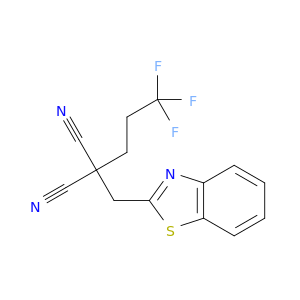 Propanedinitrile, (2-benzothiazolylmethyl)(3,3,3-trifluoropropyl)-