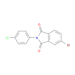 1H-Isoindole-1,3(2H)-dione, 5-bromo-2-(4-chlorophenyl)-