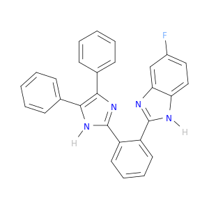 1H-Benzimidazole, 2-[2-(4,5-diphenyl-1H-imidazol-2-yl)phenyl]-5-fluoro-