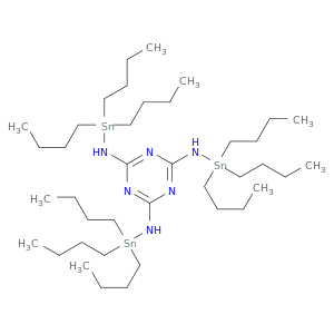 1,3,5-Triazine-2,4,6-triamine, N,N',N''-tris(tributylstannyl)-