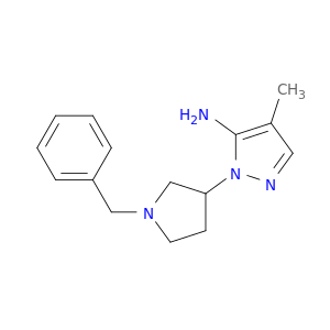 1-(1-Benzylpyrrolidin-3-yl)-4-methyl-1H-pyrazol-5-amine