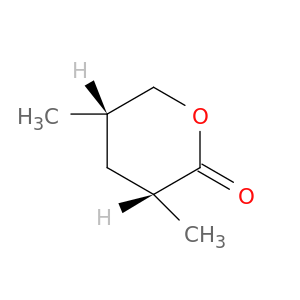 2H-Pyran-2-one, tetrahydro-3,5-dimethyl-, (3R,5S)-