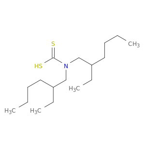 Carbamodithioic acid, bis(2-ethylhexyl)-