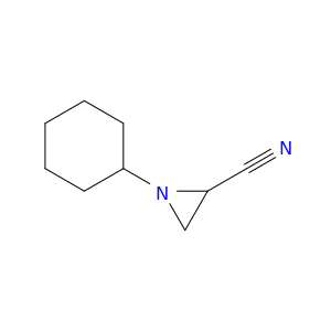 2-Aziridinecarbonitrile, 1-cyclohexyl-