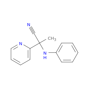 2-(phenylamino)-2-(pyridin-2-yl)propanenitrile