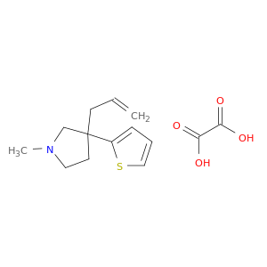 1-Methyl-3-(2-propenyl)-3-(2-thienyl)pyrrolidine ethanedioate
