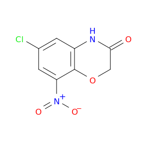 6-氯-8-硝基-2H-苯并[B][1,4]恶唑蛋白-3(4H)-酮