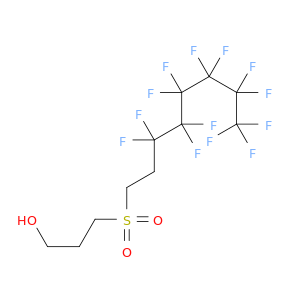1-Propanol, 3-[(3,3,4,4,5,5,6,6,7,7,8,8,8-tridecafluorooctyl)sulfonyl]-