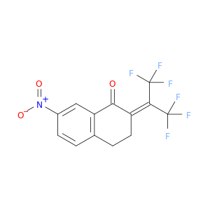 2-(1,1,1,3,3,3-hexafluoropropan-2-ylidene)-7-nitro-3,4-dihydronaphthalen-1(2h)-one