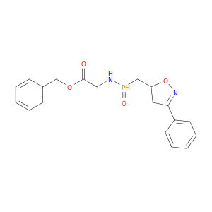 Glycine,N-[(4,5-dihydro-3-phenyl-5-isoxazolyl)methylphosphinyl]-, phenylmethyl ester
