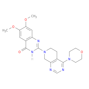 4(3H)-QUINAZOLINONE, 2-[5,8-DIHYDRO-4-(4-MORPHOLINYL)PYRIDO[3,4-D]PYRIMIDIN-7(6H)-YL]-6,7-DIMETHOXY-