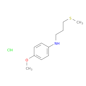 Benzenamine, 4-methoxy-N-[3-(methylthio)propyl]-, hydrochloride