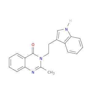4(3H)-Quinazolinone, 3-[2-(1H-indol-3-yl)ethyl]-2-methyl-