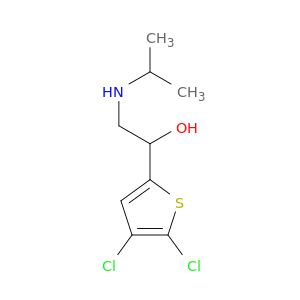 1-(4,5-dichlorothiophen-2-yl)-2-(propan-2-ylamino)ethanol