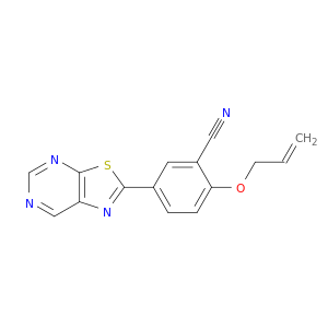Benzonitrile, 2-(2-propen-1-yloxy)-5-thiazolo[5,4-d]pyrimidin-2-yl-