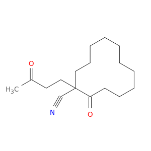 Cyclododecanecarbonitrile, 2-oxo-1-(3-oxobutyl)-